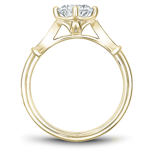 Noam Carver Engagement Ring B268-01 in 14K Yellow Gold