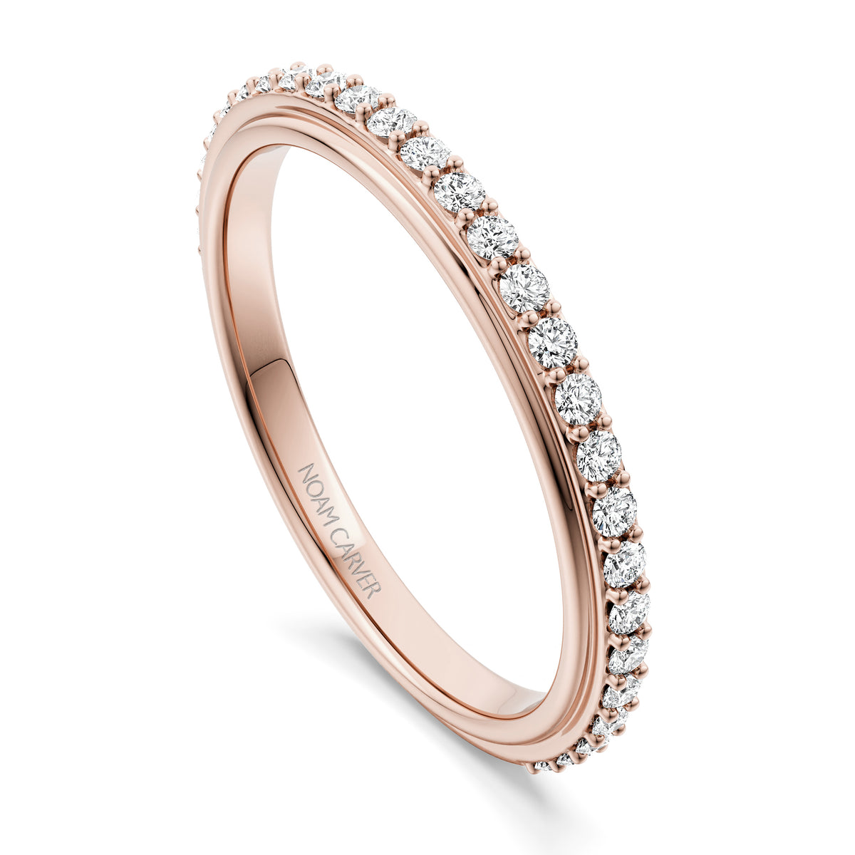 Noam Carver Matching Band B268-02 in 18K Rose Gold
