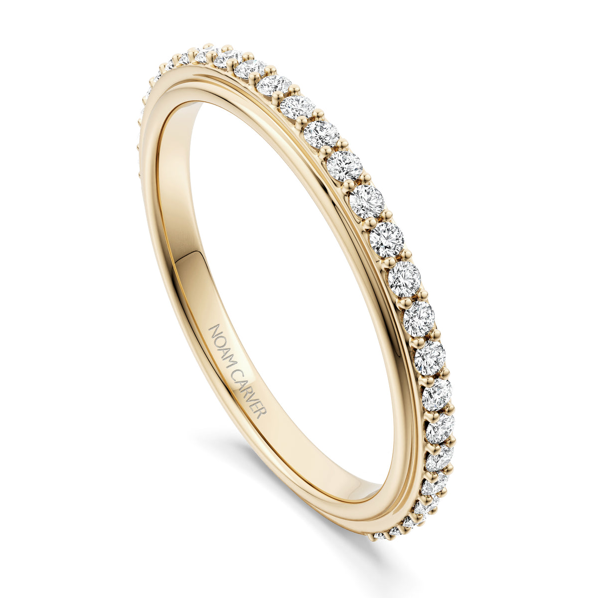 Noam Carver Matching Band B268-02 in 18K Yellow Gold