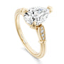 Noam Carver Engagement Ring B268-02 in 14K Yellow Gold
