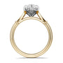 Noam Carver Engagement Ring B268-02 in 14K Yellow Shank with White Head