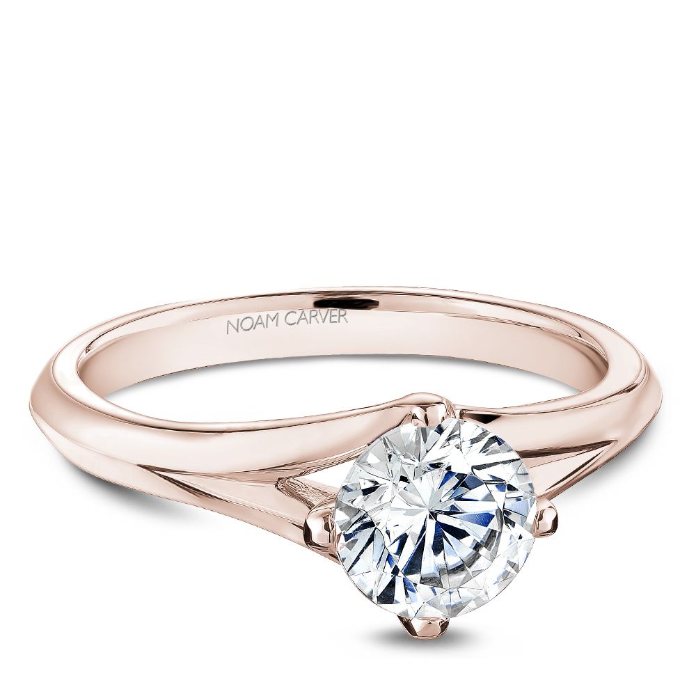 Noam Carver Engagement Ring B352-01 in 14K Rose Gold