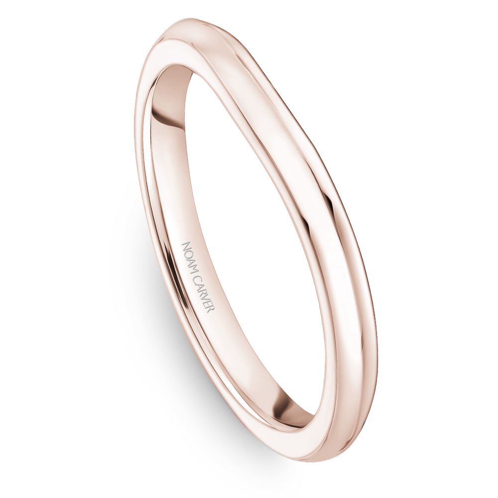 Noam Carver Matching Band B352-01 in 14K Rose Gold