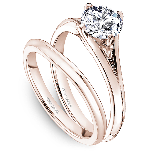 Noam Carver Engagement Ring B352-01 in 14K Rose Gold