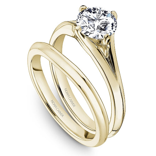 Noam Carver Engagement Ring B352-01 in 14K Yellow Gold