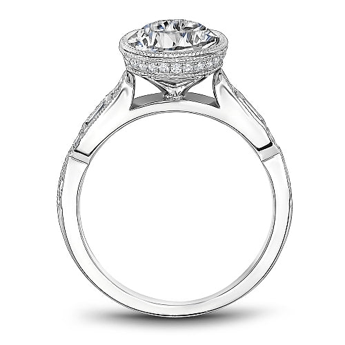 Noam Carver Engagement Ring B355-01 in 14K White Gold