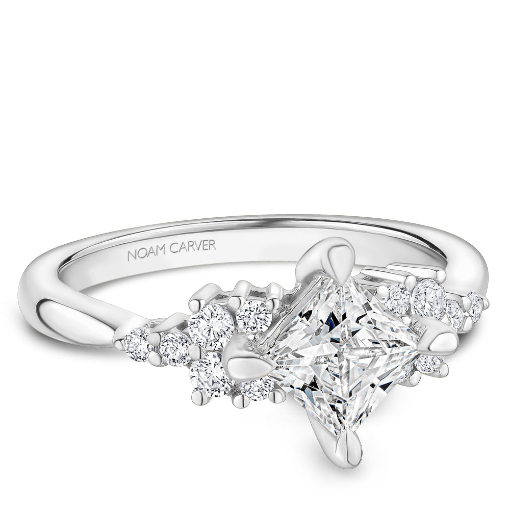 Noam Carver Engagement Ring B362-01 in 14K White Gold