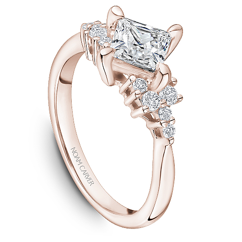 Noam Carver Engagement Ring B362-01 in 14K Rose Gold