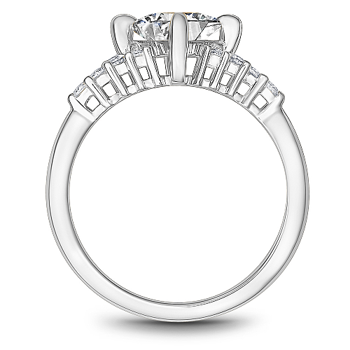 Noam Carver Engagement Ring B362-01 in 14K White Gold