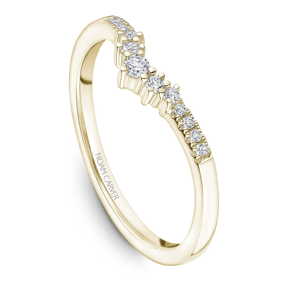 Noam Carver Matching Band B362-01 in 14K Yellow Gold