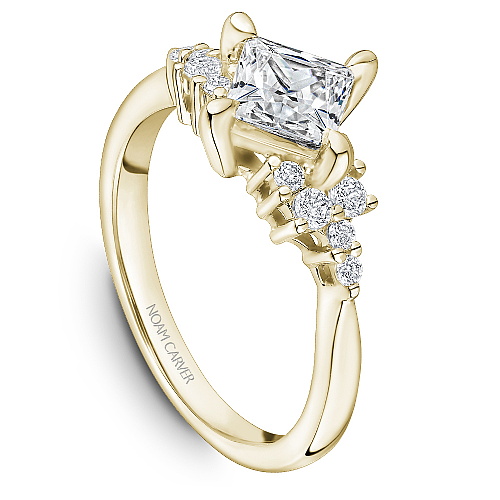 Noam Carver Engagement Ring B362-01 in 14K Yellow Gold