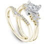 Noam Carver Engagement Ring B362-01 in 14K Yellow Shank with White Head