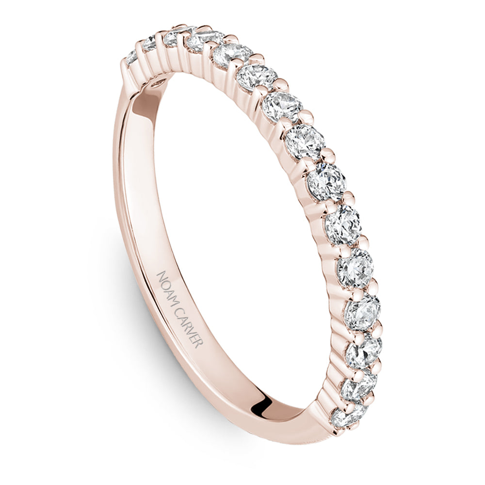 Noam Carver Matching Band B368-01 in 14K Rose Gold