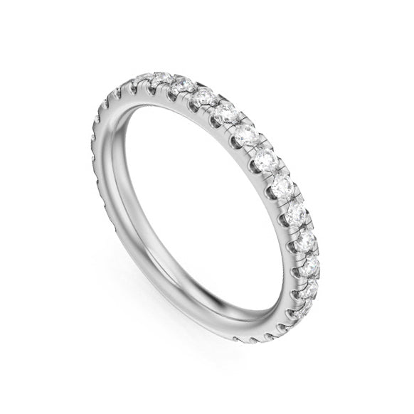 Noam Carver Matching Band B372-01 in 14K White Gold