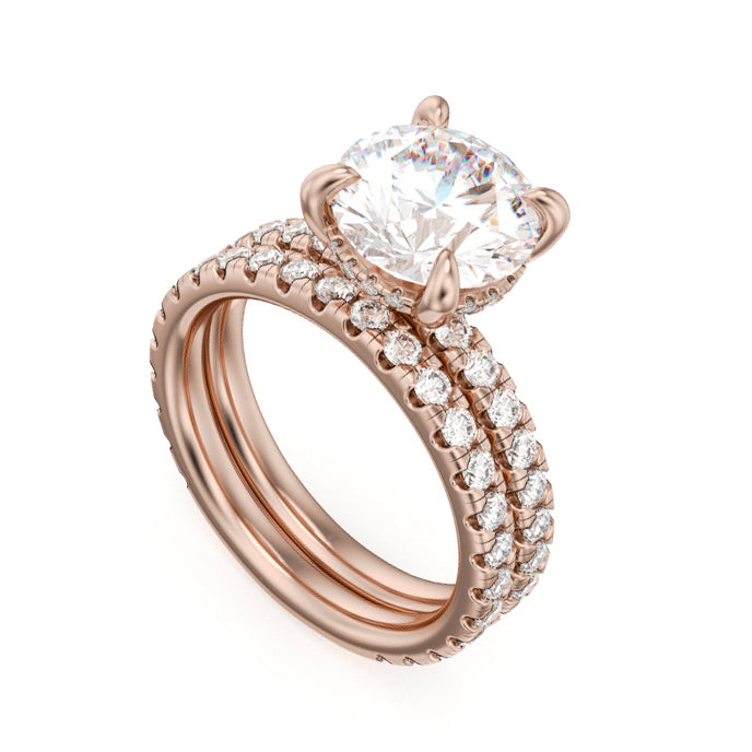 Noam Carver Engagement Ring B372-01 in 14K Rose Gold