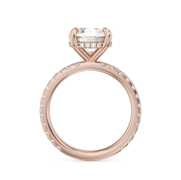 Noam Carver Engagement Ring B372-01 in 14K Rose Gold