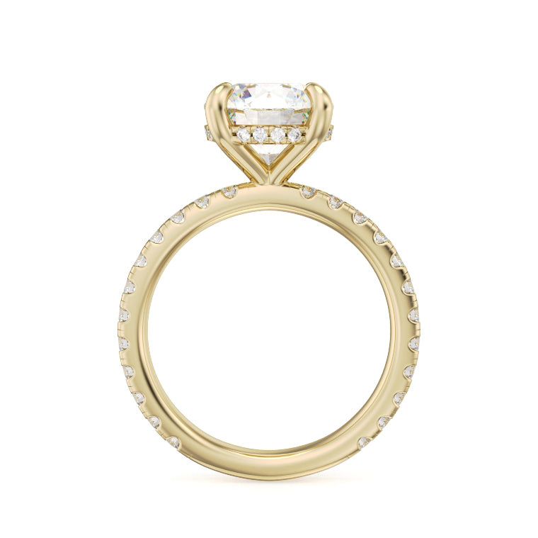 Noam Carver Engagement Ring B372-01 in 14K Yellow Gold