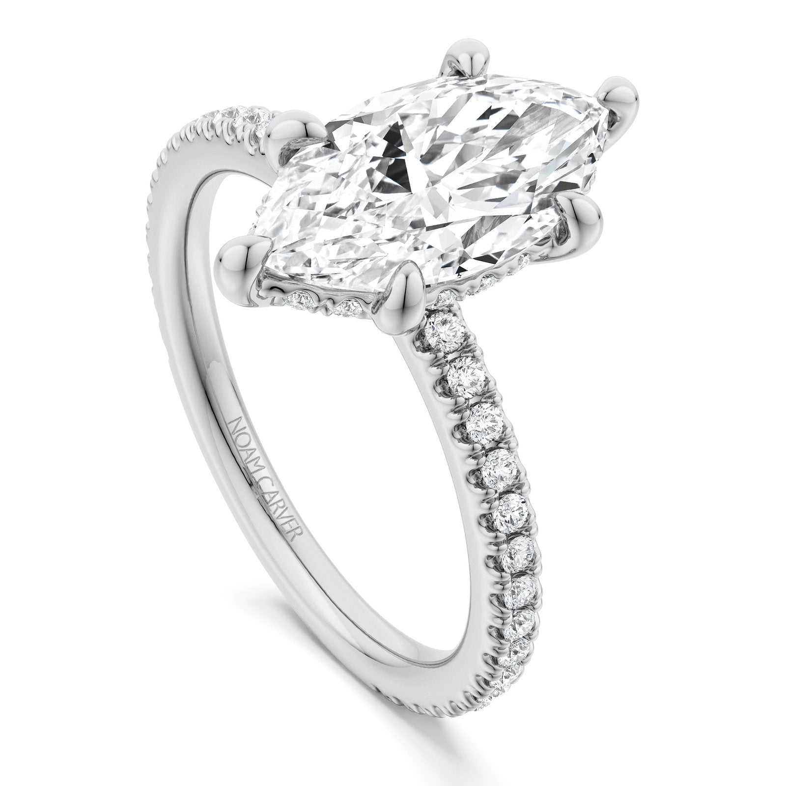 14K Noam Carver Engagement Ring