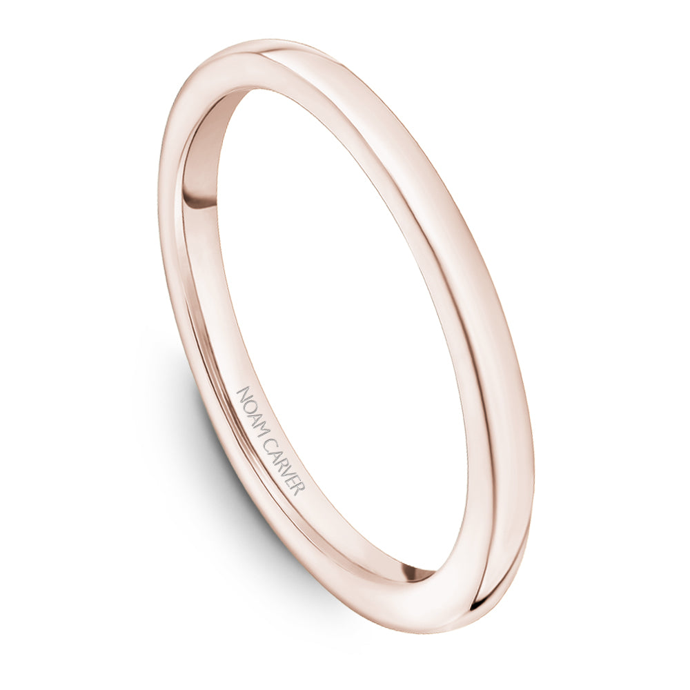 Noam Carver Matching Band B373-01 in 14K Rose Gold