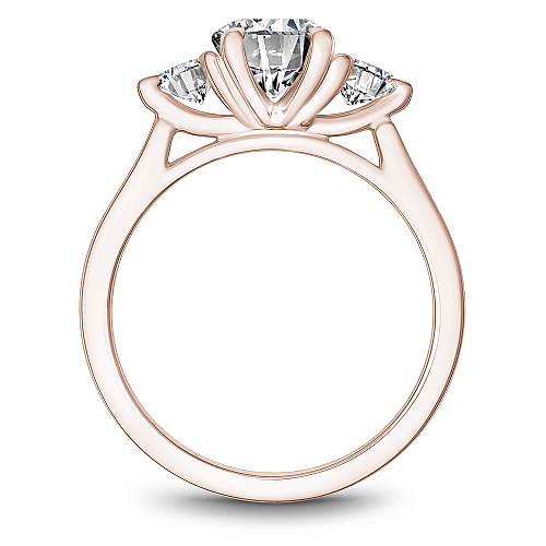 Noam Carver Engagement Ring B373-01 in 14K Rose Gold