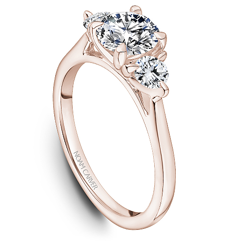 Noam Carver Engagement Ring B373-01 in 14K Rose Gold