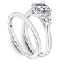 Noam Carver Engagement Ring B373-01 in 14K White Gold