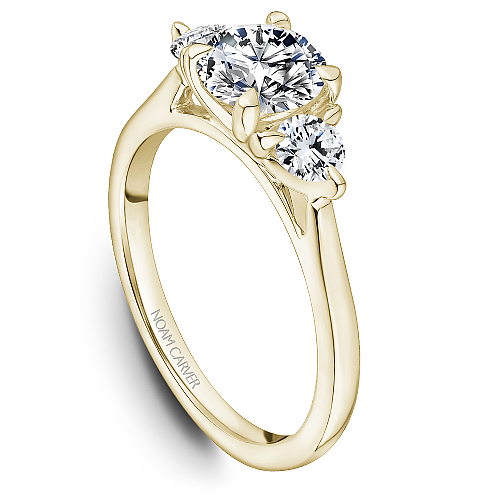 Noam Carver Engagement Ring B373-01 in 14K Yellow Gold