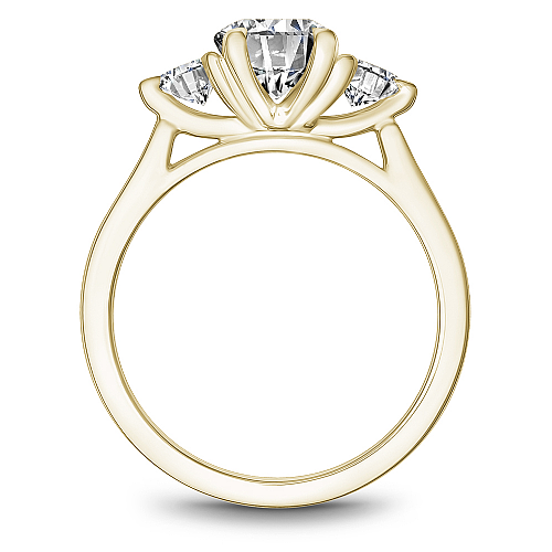 Noam Carver Engagement Ring B373-01 in 18K Yellow Gold