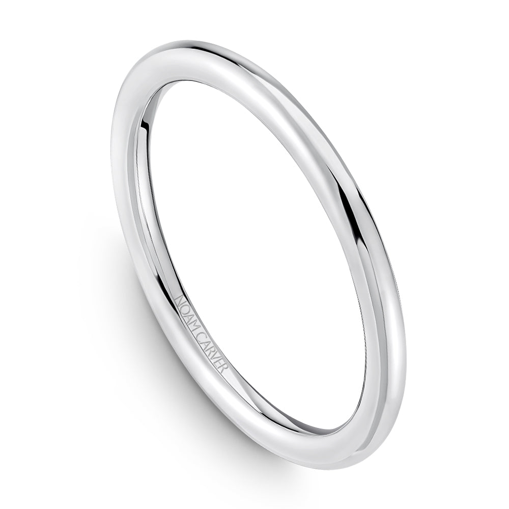 Noam Carver Matching Band B376-03 in 14K White Gold