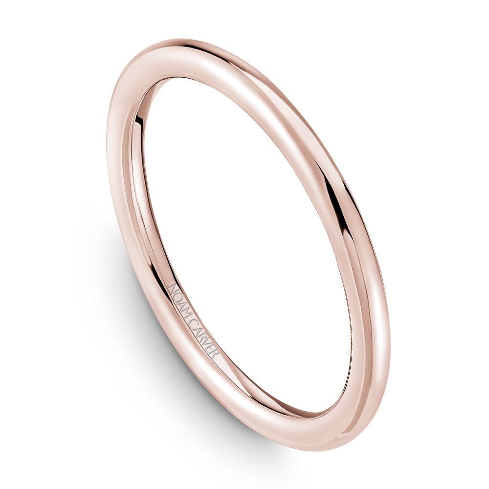 Noam Carver Matching Band B376-03 in 14K Rose Gold