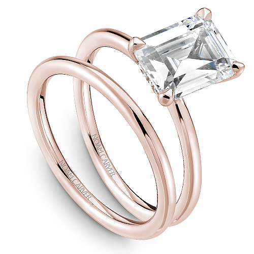 Noam Carver Engagement Ring B376-03 in 14K Rose Gold