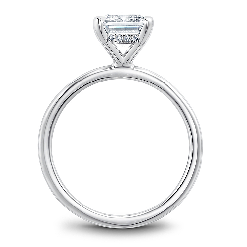 Noam Carver Engagement Ring B376-03 in 14K White Gold