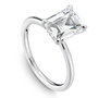 Noam Carver Engagement Ring B376-03 in 14K White Gold
