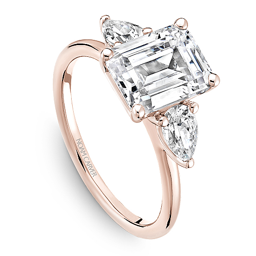 Noam Carver Engagement Ring B379-01 in 14K Rose Gold