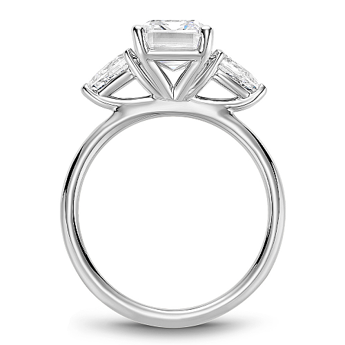 Noam Carver Engagement Ring B379-01 in 14K White Gold