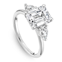 Noam Carver Engagement Ring B379-01 in 14K White Gold
