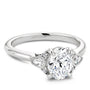 Noam Carver Engagement Ring B396-01 in 14K White Gold