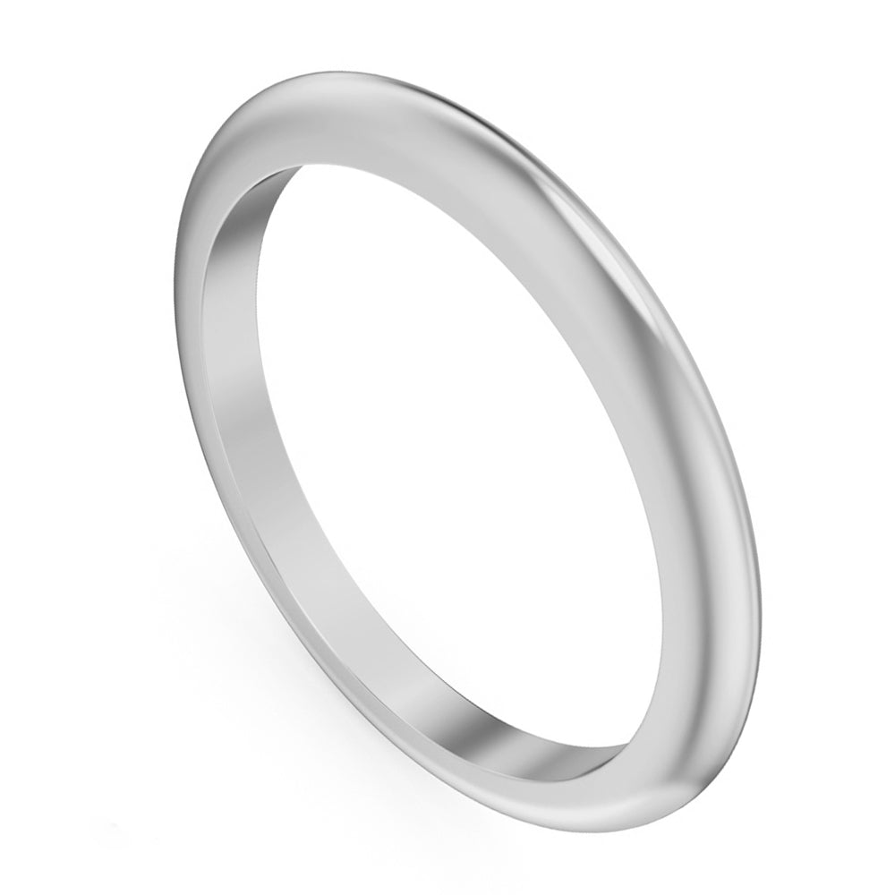 Noam Carver Matching Band B396-01 in 14K White Gold