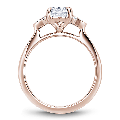 Noam Carver Engagement Ring B396-01 in 14K Rose Gold