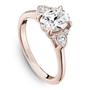 Noam Carver Engagement Ring B396-01 in 14K Rose Gold