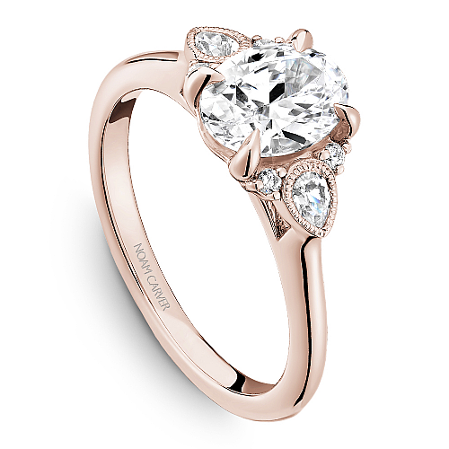Noam Carver Engagement Ring B396-01 in 14K Rose Gold