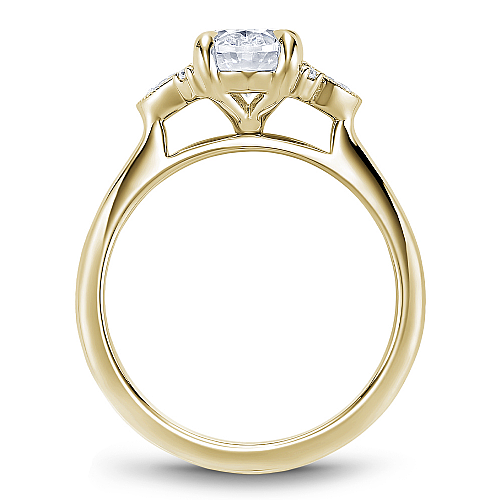 Noam Carver Engagement Ring B396-01 in 14K Yellow Gold
