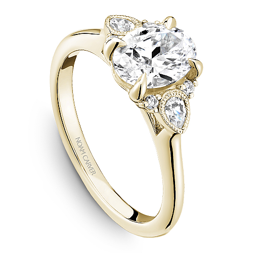 Noam Carver Engagement Ring B396-01 in 14K Yellow Gold