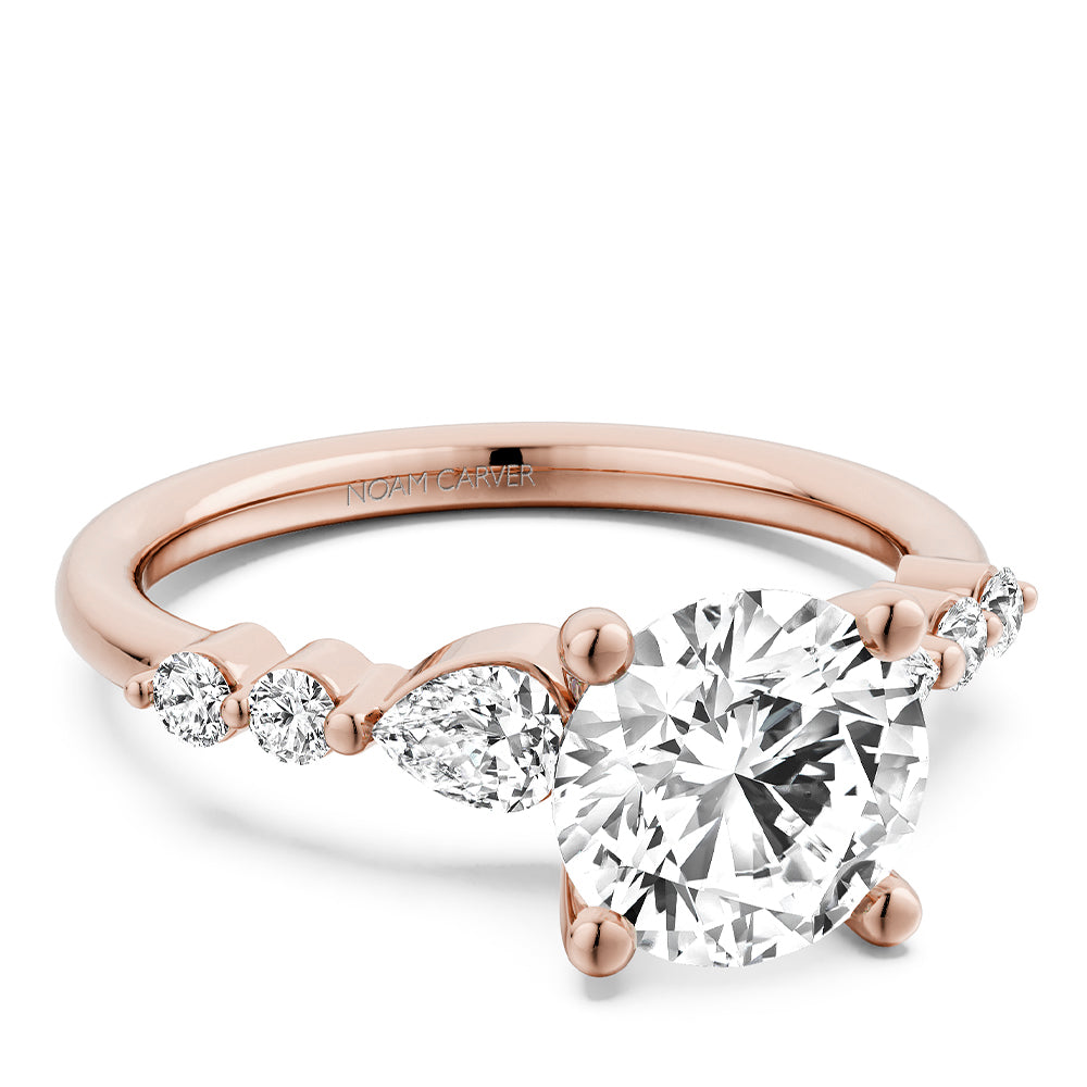 Noam Carver Engagement Ring B407-01 in 14K Rose Gold