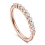 Noam Carver Matching Band B407-01 in 14K Rose Gold