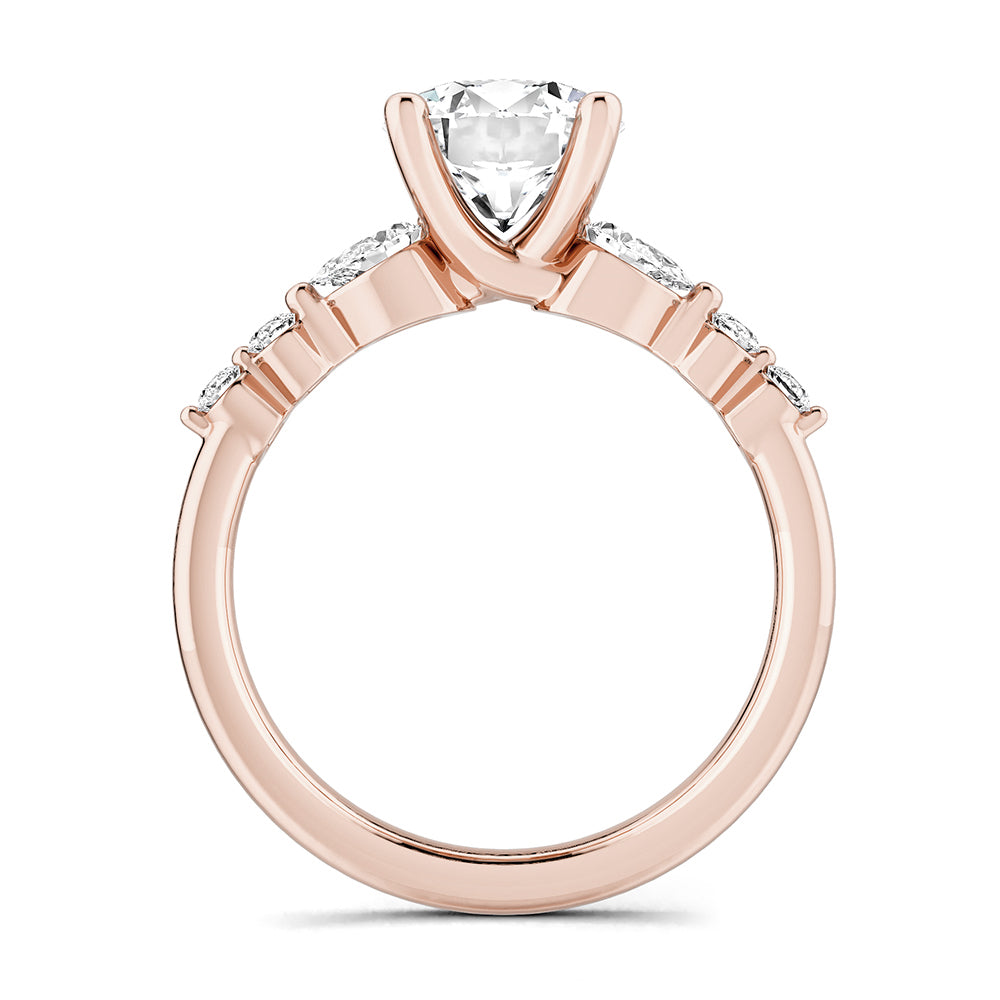 Noam Carver Engagement Ring B407-01 in 14K Rose Gold