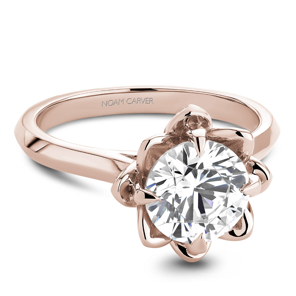 Noam Carver Engagement Ring B411-01 in 14K Rose Gold