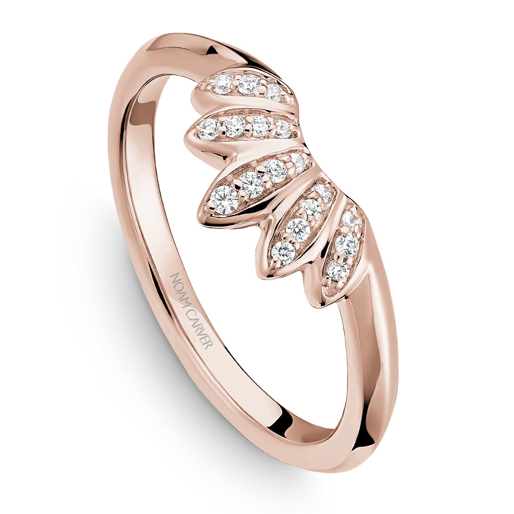 Noam Carver Matching Band B411-01 in 14K Rose Gold