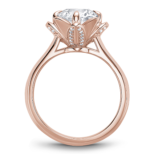 Noam Carver Engagement Ring B411-01 in 14K Rose Gold