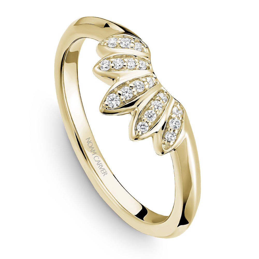 Noam Carver Matching Band B411-01 in 14K Yellow Gold
